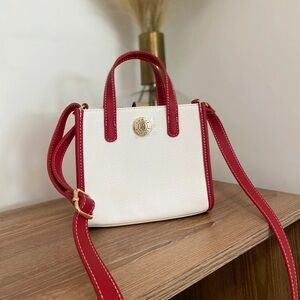 Tommy Hilfiger White and Red Mini Bag